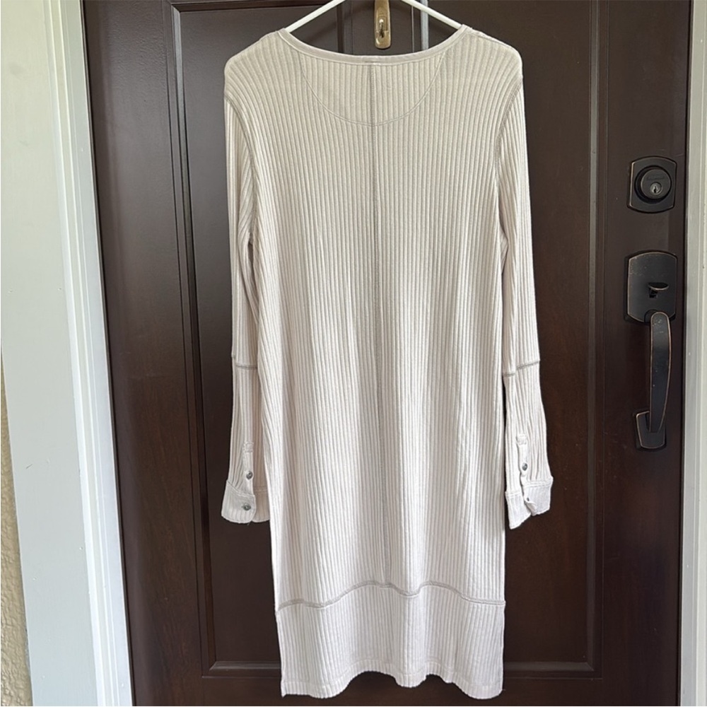 EUC Free People Gwen Henley High Low Ribbed
Tunic Top Size Small - Picture 4 of 11